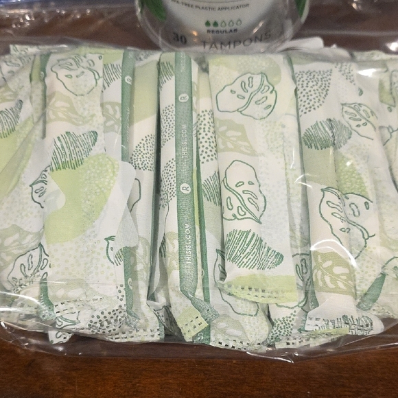 (J33) L. Organic Cotton Tampons 43ct Regular - Picture 3 of 6